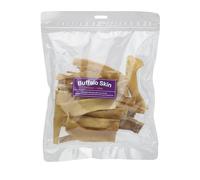 Digby & Fox Natural Buffalo Skin Chews 12-15cm | 500g Pack | Long-Lasting Dog Treats | High-Protein Tough Chews for All Breeds | Healthy Dental Support | Premium Natural Canine Snack
