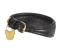 Digby and Fox Padded Greyhound Collar Black - Small