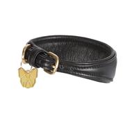Digby and Fox Padded Greyhound Collar Black - Small