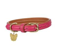 Digby & Fox Padded Leather Dog Collar Pink