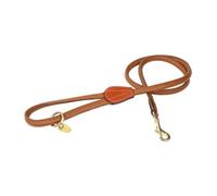 Digby & Fox Rolled Leather Dog Lead Tan (One Size)