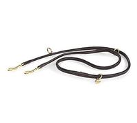 Digby & Fox Rolled Leather Training Lead - BLK ONESZ