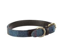 Digby & Fox Tweed Dog Collar (Small, Navy)