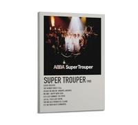 DIGERTECH MJIFEIAbba Super Trouper Poster Wall Art Vintage Art Cover Room Decor Aesthetic Bedroom Posters For Bedroom 08x12inch(20x30cm) Frame-style