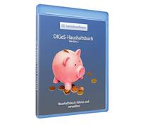 DIGeS Haushaltsbuch Software, Einnahmen- und Ausgabenverwaltung, für Windows 8/10/11, mit Import- und Exportfunktion