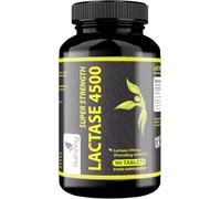 Digestive Enzyme Supplements - 90 Lactase Tablets - Vegan Daily Cleanse Lactose Intolerance Tablets to Help Digest Milk & Dairy - Chewable Digestion Supplement by NutriZing