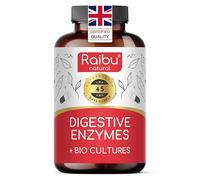 Digestive Enzymes - Enteric Coated Capsules - Supports Digestion & Gut Health - with Lactase, Amylase, Protease, Lipase, Papain, Bromelain & Probiotic - Non-GMO - 90 Capsules