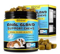 Digestive Fiber Cut Support Chews for Dogs|With Pumpkin,Probiotics & Digestive Enzymes|Supports Normal Stool Consistency,Gut Balance & Natural Elimination|150 Chews-All Breeds&Ages