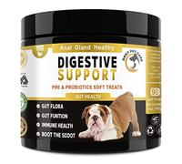 Digestive Support for Dogs 5BIL CFUs | Health Supplies For Dogs Digestion, Immunity, Gut Health, Diarrhoea, Constipation, Allergy and More | All Ages Breeds | Probiotics For Dogs Gut Health Care