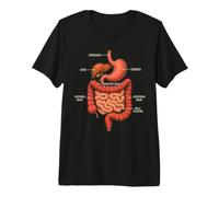 Digestive System Anatomy Gastroenterology Medical Premium T-Shirt