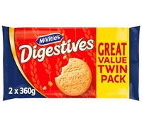 Digestives The Original Biscuits Twin Pack 2x360g "Deliciousness that brings a smile" Gift Hamper Treat For All Occasions (Pack Of 2)