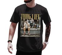 DIGForest Butcher Shop Shirt - Camp Counselor Shirt - Scary Tshirts - Horror Characters Shirt - Halloween Movie T Shirt, Thug Life Tshirt, L