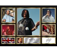 Digga D Signed Autograph Photograph Display - Perfect for Hip Hop Fans, A1 HUGE Poster Print (840x594mm) - Limited Edition Autograph Fan Gift - Collectible Memorabilia Merchandise