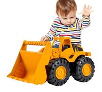 Digger Toy | Kids Excavator | Construction Vehicle Toy With Moving Arm And Helmet | Realistic Design For Boys And Girls | Durable, Indoor Outdoor Use, Perfect For Sandbox Play