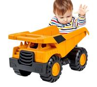 Digger Toy | Kids Excavator | Construction Vehicle Toy With Moving Arm And Helmet | Realistic Design For Boys And Girls | Durable, Indoor Outdoor Use, Perfect For Sandbox Play