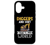 Diggers and Dirt thats my World Excavator Case for iPhone 17