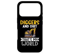 Diggers and Dirt thats my World Excavator Case for iPhone 17 Pro