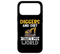 Diggers and Dirt thats my World Excavator Case for iPhone 17 Pro Max