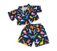 Diggin Dinosaur PJ Pyjamas 8"/20cm - Teddy Bear Clothes Blue