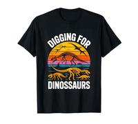 Digging for Dinosaurs Paleontologist T Rex Fossil Hunter T-Shirt