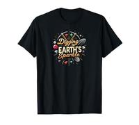 Digging for Earth's Sparkle Gemstone Miner Design T-Shirt