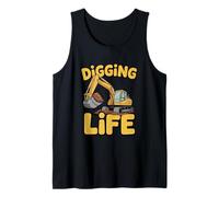Digging Life/Construction Excavator Operator Tank Top