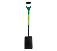 Digging Shovel Steel Border Spade Gardening Soil Pvc Solid Grip Handle Multi Purpose Hand Tool Ideal For Gardening & Snow