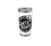 Digging Since Cretaceous Funny Dinosaur Fossils Stainless Steel Insulated Tumbler