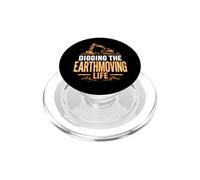 Digging The Earthmoving Life Heavy Equipment PopSockets PopGrip for MagSafe