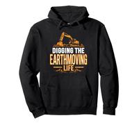 Digging The Earthmoving Life Heavy Equipment Pullover Hoodie