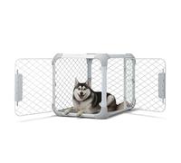 Diggs Evolv Dog Crate I Strong and Modular Design I Sturdy Playpen I Paw Safe Mesh I Built to Last for Puppies and Canines I (30’L x 19”W x 21”H) (Medium, Ash)