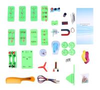 DigHealth Electric Circuit Kit, Educational Montessori Toys, Science Experiment Kit with Motor and Bulb for Kids, DIY STEM Electrical Engineering Project for Basic Physics Learning Starter (AD006)