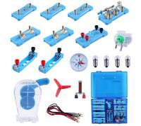 DigHealth Electric Circuit Kit, Science Experiment Kit with Motor and Bulb, Electrical Engineering Project for Basic Physics Learning Starter Age 12+