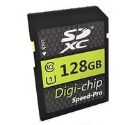 Digi Chip 128GB SDXC Class 10 Memory Card For Sony Alpha a6100, a6400, a6600, a7C, Alpha a1