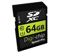 Digi Chip 64GB SDXC Class 10 Memory Card For Sony Cybershot RX100 V1, DSC-RX100 V, DSC-HX95, DSC-HX99