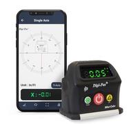 Digi-Pas 2-Axis Smart Cube Level, DWL-90PRO, WIRELESSLY displays Leveling Status on Smartphone via Bluetooth, Black, Small, Model: DWL90Pro