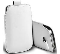 Digi Pig® Durable Protective Phone Pouch Cover With Easy Access Pull Tab For NOKIA 105 (2017) Mobiles - White