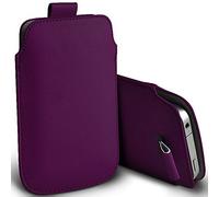 Digi Pig® Durable Protective Phone Pouch Cover With Easy Access Pull Tab For NOKIA 130 (2017) Mobiles - Dark Purple