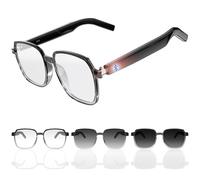 DIGI4U Bluetooth Smart Glasses with Open-Ear Audio, UV400 & Blue Light Filtering, Mic for Calls, Smart Sunglasses for Men and Women, Indoor & Outdoor Wear
