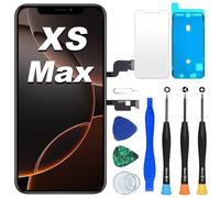 DIGI4U for iPhone XS Max LCD Screen Replacement 6.5" Display Digitizer Assembly with 3D Touch, True Tone, Face ID, Waterproof Tape & Repair Tools Kit