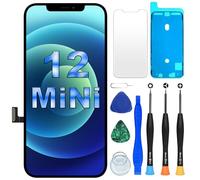 DIGI4U LCD for iPhone 12 Mini Screen Replacement, 5.4'' True Tone 3D Touch Small Notch Screen for iPhone 12 Mini Display Digitizer Assembly, with Repair Tool for iPhone LCD(A2399, A2176, A2398, A2400)