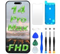 DIGI4U LCD for iPhone 14 Pro Max Screen Replacement, 6.7'' Full HD Face ID Truetone Screen for iPhone 14 Pro Max Display Digitizer Assembly, with Repair Tools for iPhone 14 Pro Max Replacement Screen