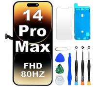DIGI4U LCD iPhone 14 Pro Max Screen Replacement for, 6.7'' Full HD Face ID True Tone Screen for iPhone 14 Pro Max Display Digitizer Assembly, with Repair Tools for iPhone 14 Pro Max Replacement Screen