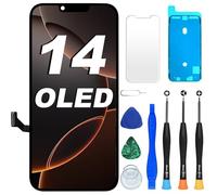 DIGI4U OLED for iPhone 14 Screen Replacement, 6.1'' FHD COF NOT LCD Screen for iPhone 14 Display Digitizer Assembly, with Repair Tool Kit for iPhone Replacement