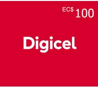 Digicel EC$100 Mobile Top-up MS