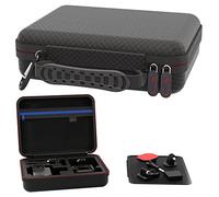 Digicharge Carry Case for Action Cameras Gopro Lit Hero 13 Hero13 Hero12 Max 2/DJI Osmo Action 5 / Hero10 Hero 13 12 11 Mini 10 9 8 Akaso Apexcam Dragon Touch Vemont Cam Medium (22x17x6cm)