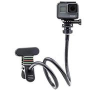 Digicharge Flexible Gooseneck Clamp Arm Jaws Mount Compatible for GoPro Lit Hero Hero13 13 Hero12 12 Max 2/ DJI Osmo Action 5 / Hero 11 Mini 10 9 Akaso Apexcam Action Camera Cam 72cm 28’’ Long