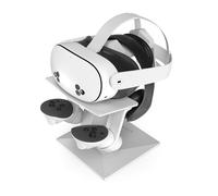 Digicharge VR Headset Stand for Meta Quest 3S / Quest 3 Oculus Quest 2 VR Mount Display Storage for Headset and Touch Controllers