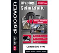 digiCOVER Canon EOS 1100 D Screen Protector Close Fit Set of 2