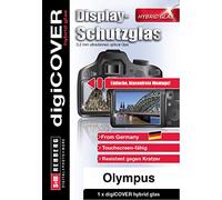digiCOVER Hybrid Glass Display Protector for Olympus E-330 - Transparent